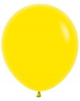 Balloons2Go Balloons 24" Sempertex Balloons Fashion Yellow Latex Balloons | 3ct Pack 24in Sempertex Fashion Yellow Balloons - 3ct | Bold Party Accent