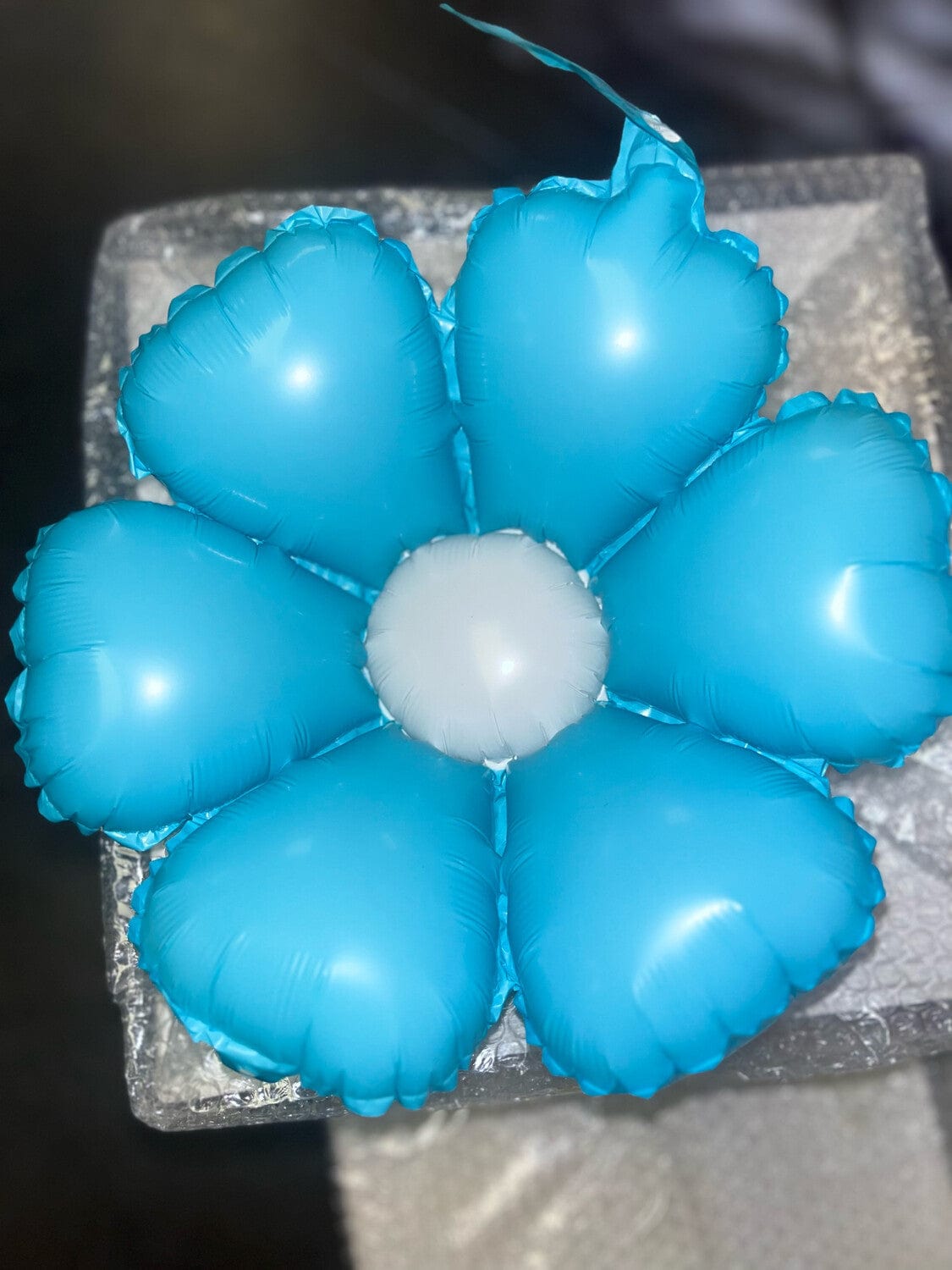 Balloons2Go Balloons Daisy Balloon- Light Blue Light Blue Daisy Balloon | Flower-Themed Foil