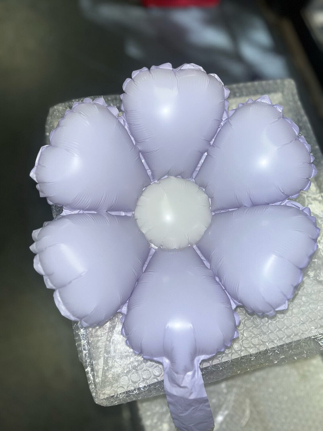 Balloons2Go Balloons Daisy Balloon- Lilac Lilac Daisy Balloon | Cute Floral Balloon Design