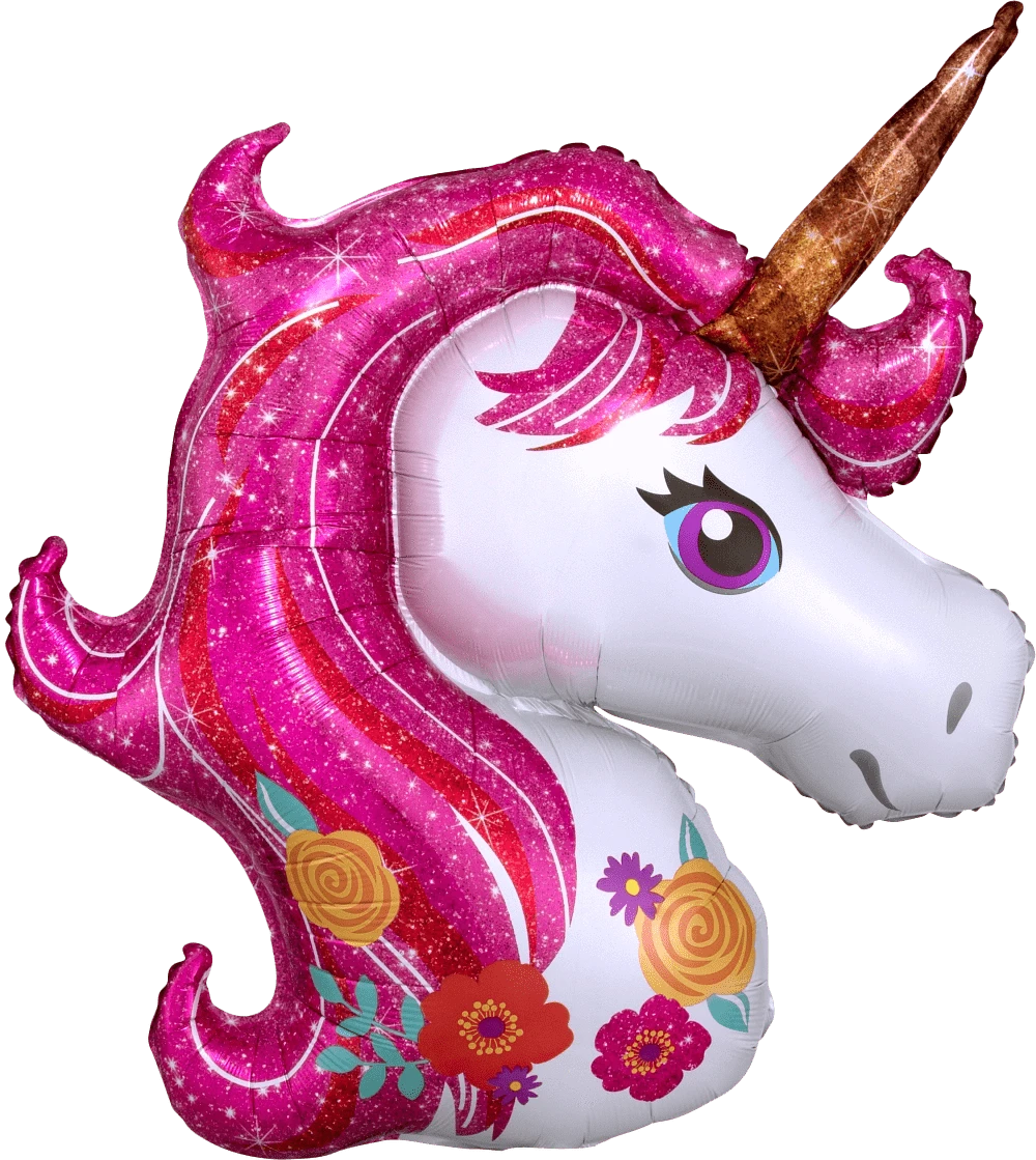 Balloons2Go Balloons 33 inch Magical Unicorn Foil Balloon 33 inch Magical Unicorn Foil Balloon
