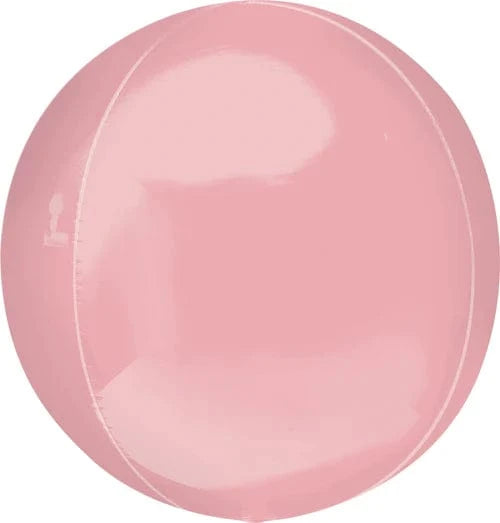 Balloons2Go Balloons 16 " Orbz Balloon Pastel Pink 16in Orbz Balloon - Pastel Pink | Elegant Party Balloon