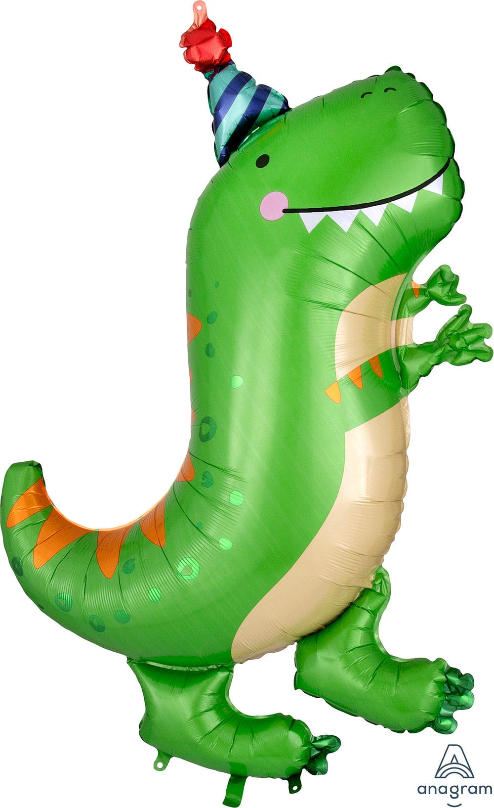 Balloons2Go Balloons Dinomite Supershape 34 inch Balloon 34in Dinomite Supershape Balloon | Dinosaur Party Foil Balloon