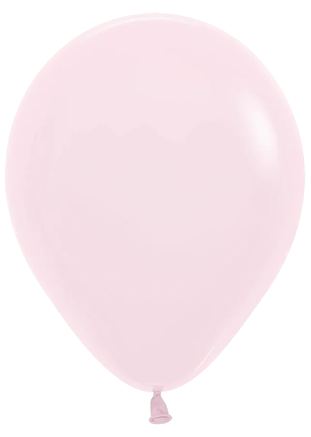 Balloons2Go Balloons 5 inch (100 Ct) / Pastel Matte Pink Sempertex Pastel Matte Round Latex Balloons | All Sizes Sempertex Pastel Matte Round Latex Balloons