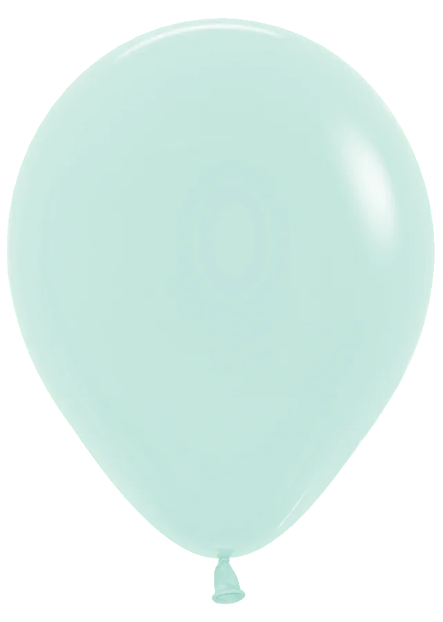 Balloons2Go Balloons 5 inch (100 Ct) / Pastel Matte Green Sempertex Pastel Matte Round Latex Balloons | All Sizes Sempertex Pastel Matte Round Latex Balloons