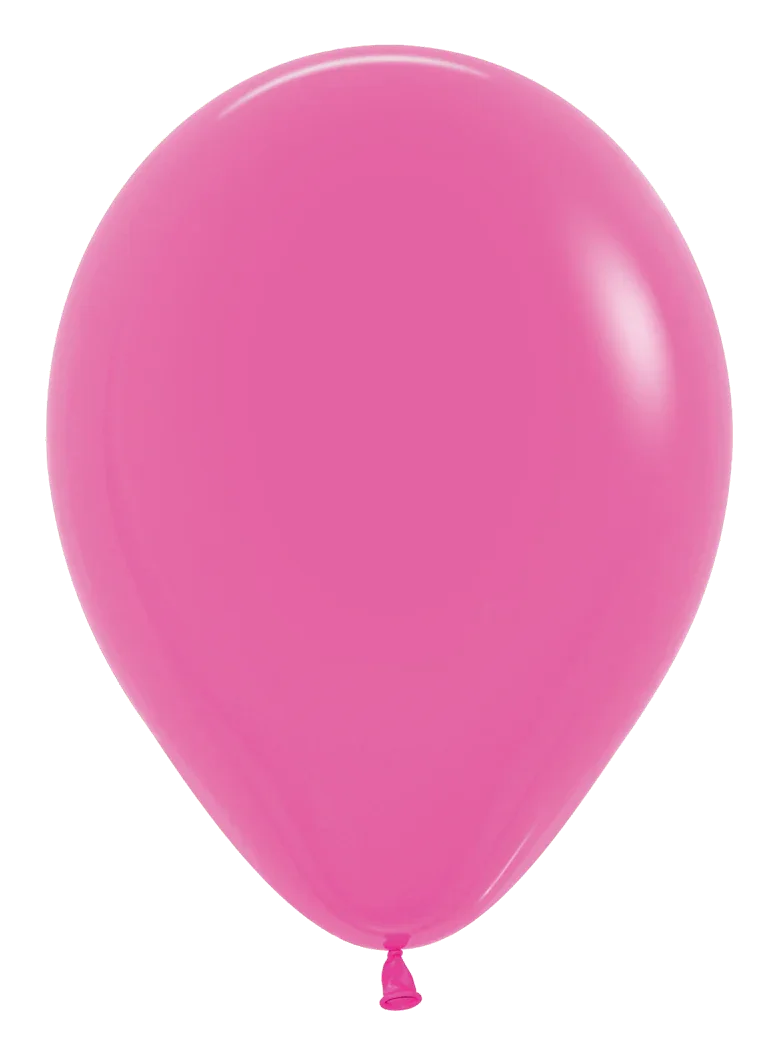 Balloons2Go Balloons 5 inch (100 Ct) / Deluxe Fuchsia Sempertex Deluxe Color Latex Balloons | All Sizes Sempertex Deluxe Color Latex Balloons | All Sizes