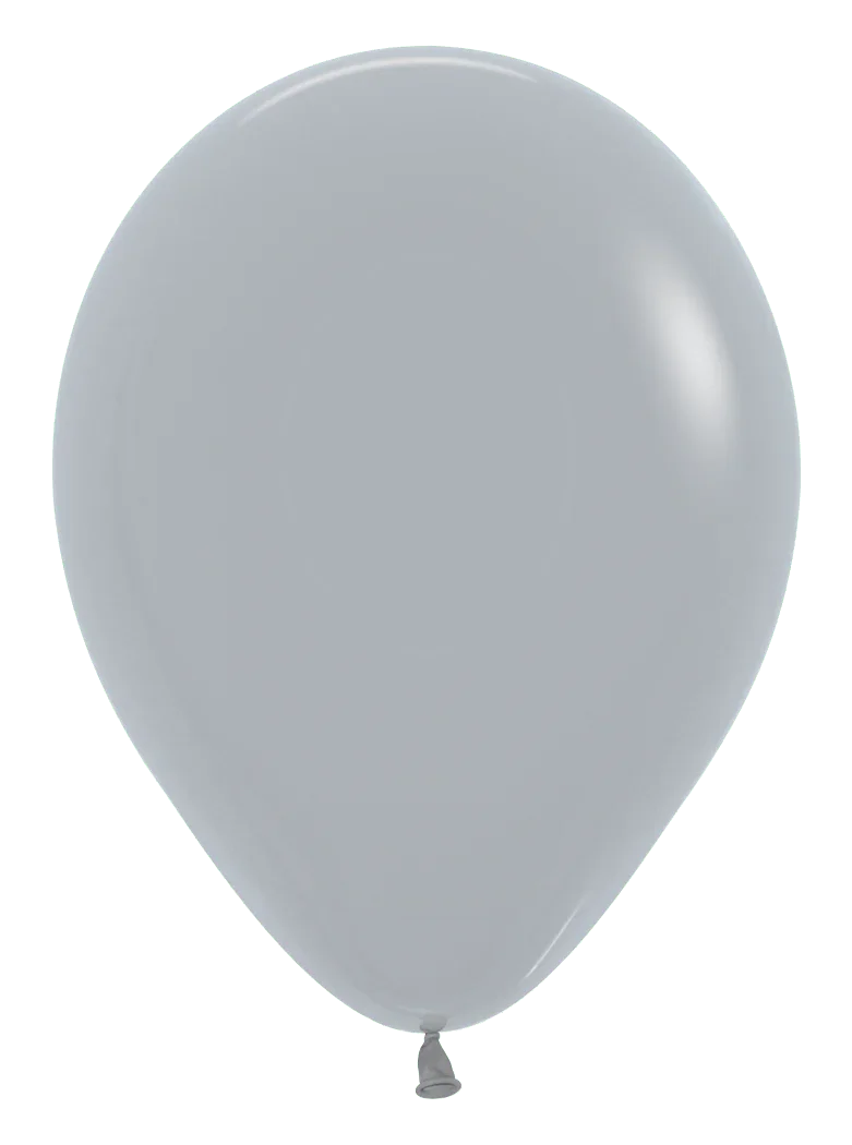Balloons2Go Balloons 5 inch (100 Ct) / Deluxe Gray Sempertex Deluxe Color Latex Balloons | All Sizes Sempertex Deluxe Color Latex Balloons | All Sizes