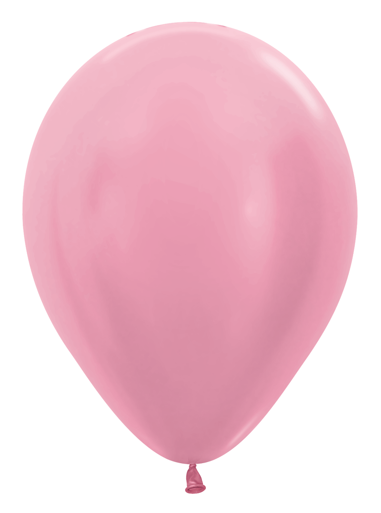 Balloons2Go Balloons 5 inch (100 Ct) / Pearl Pink Sempertex Pearl Latex Balloon | All Sizes Sempertex Pearl Latex Balloons | Shiny Finish All Sizes
