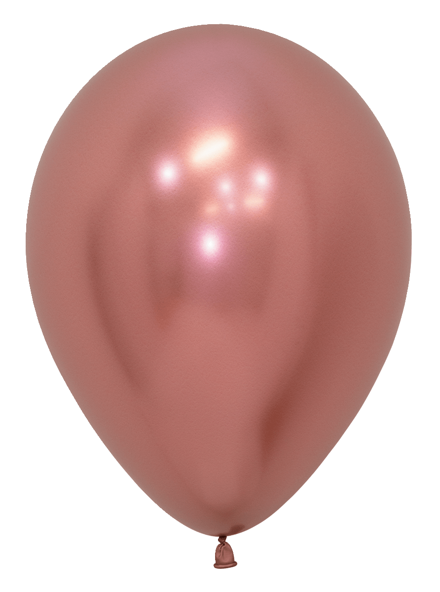 Balloons2Go Balloons 5 inch (100 Ct) / Reflex Rose Gold Sempertex Reflex Latex Balloons | All Sizes Sempertex Reflex Latex Balloons | All Sizes