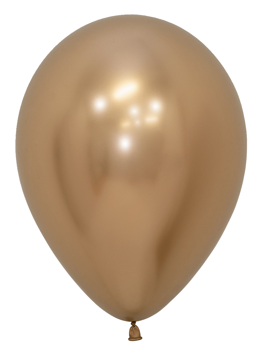 Balloons2Go Balloons 5 inch (100 Ct) / Reflex Gold Sempertex Reflex Latex Balloons | All Sizes Sempertex Reflex Latex Balloons | All Sizes
