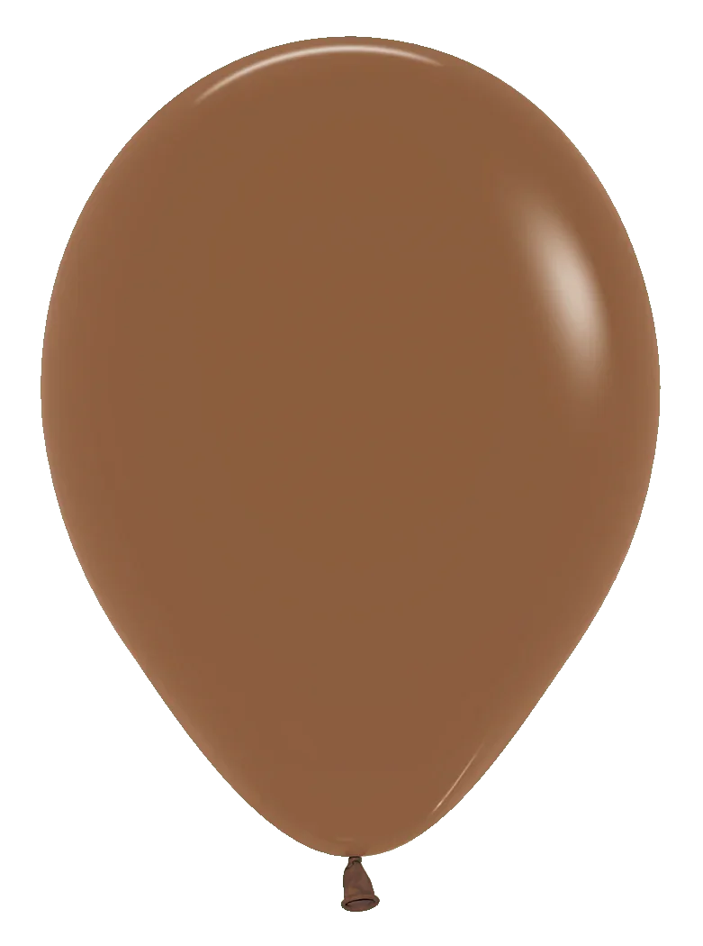 Balloons2Go Balloons 5 inch (100 Ct) / Deluxe Coffee Sempertex Deluxe Color Latex Balloons | All Sizes Sempertex Deluxe Color Latex Balloons | All Sizes