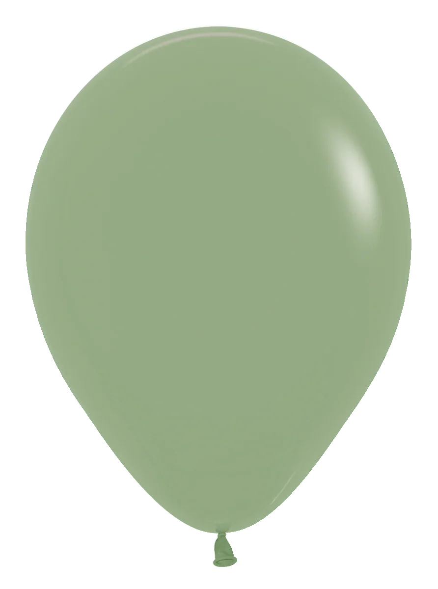 Balloons2Go Balloons 5 inch (100 Ct) / Deluxe Eucalyptus Sempertex Deluxe Color Latex Balloons | All Sizes Sempertex Deluxe Color Latex Balloons | All Sizes