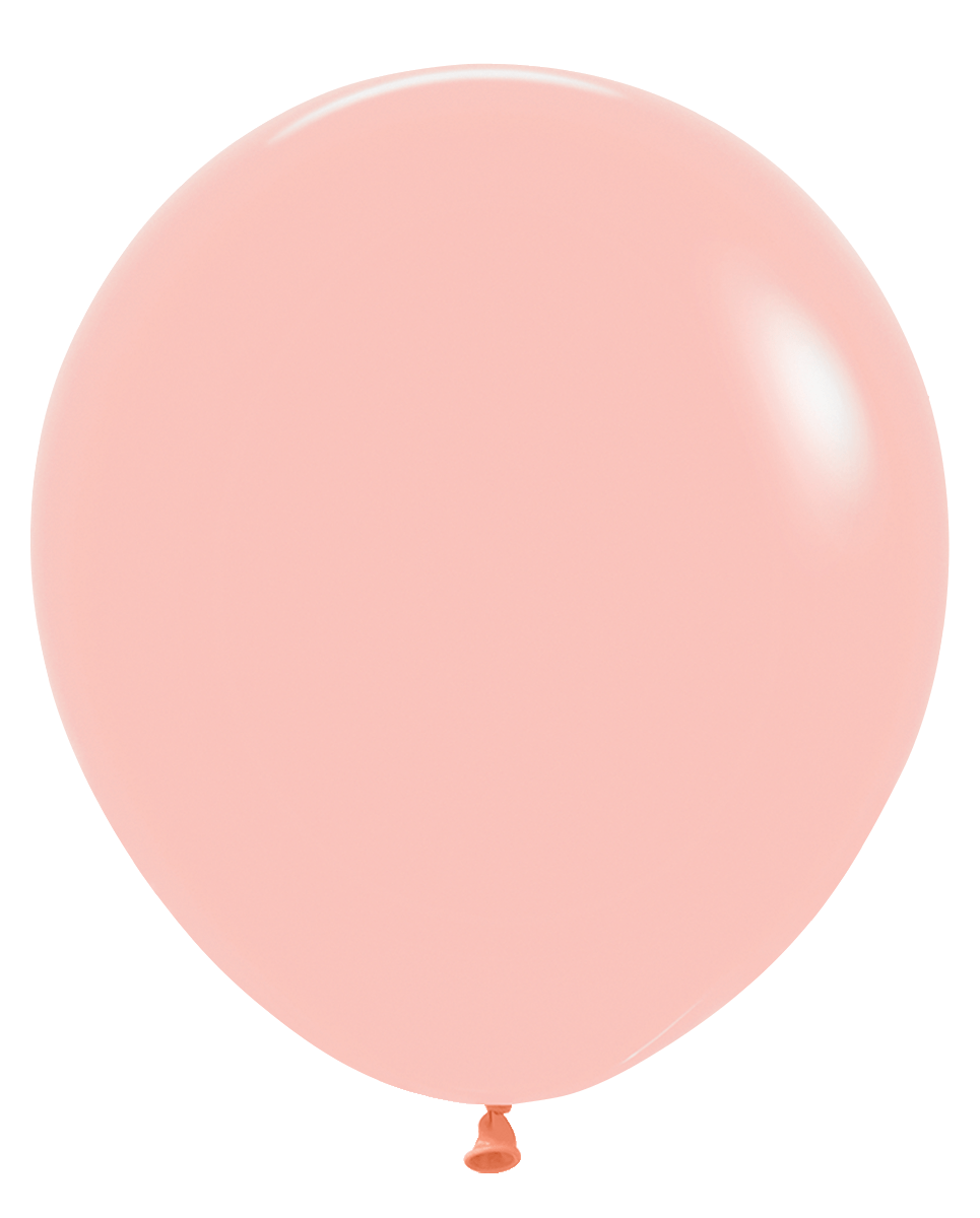 Balloons2Go Balloons 18 inch (15 Ct) / Pastel Matte Melon Sempertex Pastel Dusk Round Latex Balloons / All Sizes Sempertex Pastel Dusk Round Latex Balloons / All Sizes