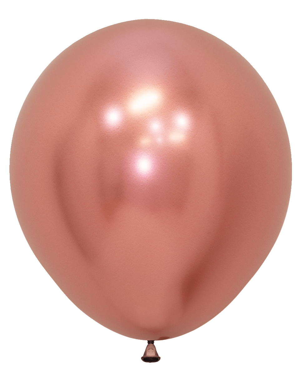 Balloons2Go Balloons 18 inch (15 Ct) / Reflex Rose Gold Sempertex Reflex Latex Balloons | All Sizes Sempertex Reflex Latex Balloons | All Sizes