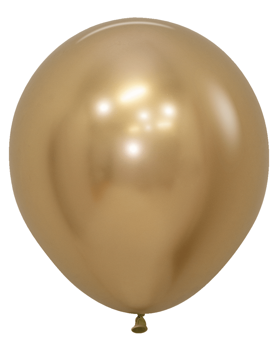 Balloons2Go Balloons 18 inch (15 Ct) / Reflex Gold Sempertex Reflex Latex Balloons | All Sizes Sempertex Reflex Latex Balloons | All Sizes