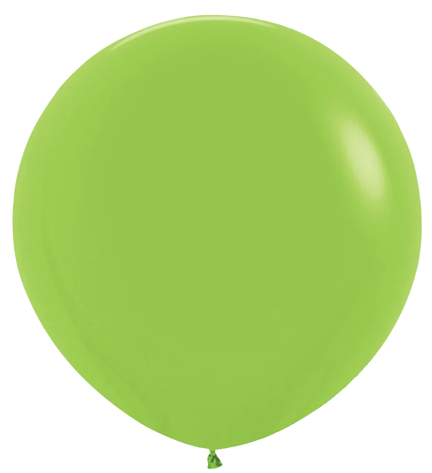 Balloons2Go Balloons 24 inch (3 Ct) / Deluxe Key Lime Sempertex Deluxe Color Latex Balloons | All Sizes Sempertex Deluxe Color Latex Balloons | All Sizes