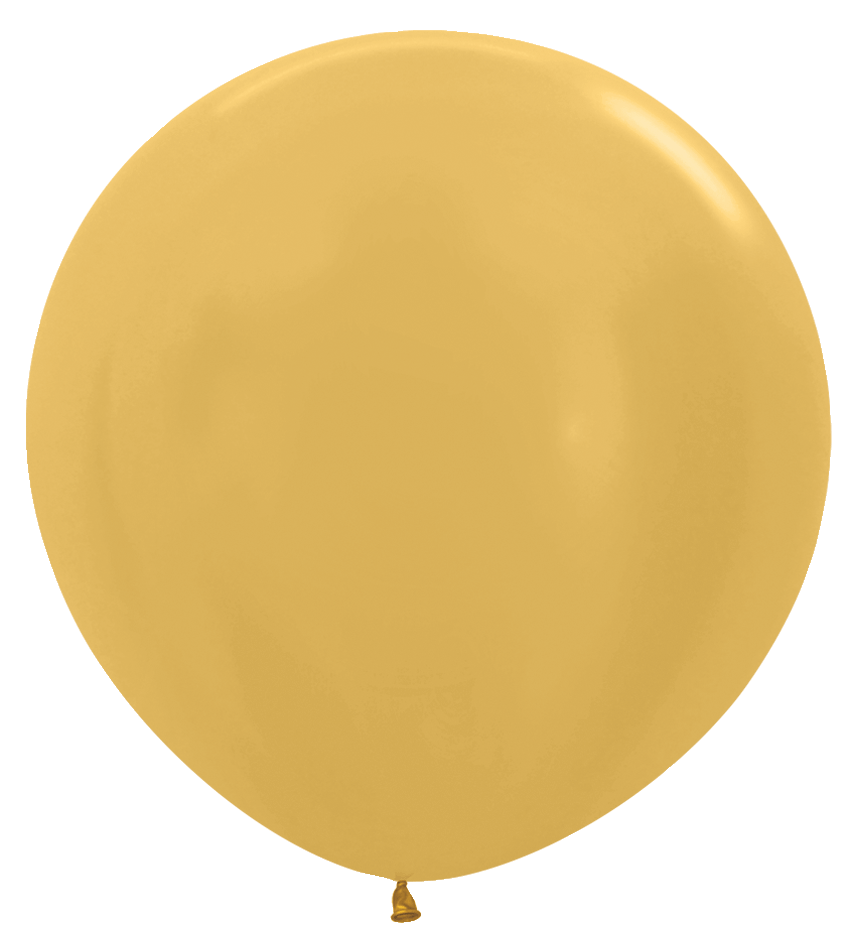 Balloons2Go Balloons 24 inch (10 Ct) / Metallic Gold Sempertex Metallic Latex Balloons | All Sizes Sempertex Metallic Latex Balloons | All Sizes