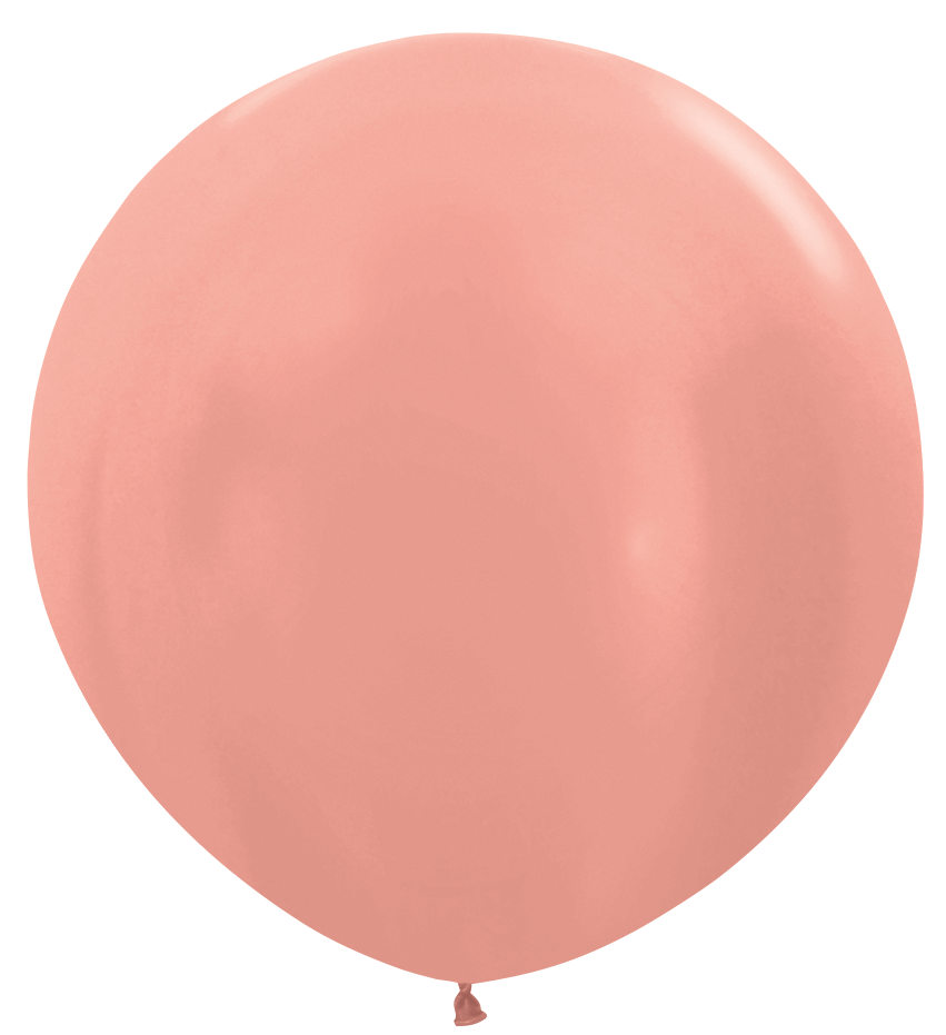 Balloons2Go Balloons 24 inch (10 Ct) / Metallic Rose Gold Sempertex Metallic Latex Balloons | All Sizes Sempertex Metallic Latex Balloons | All Sizes