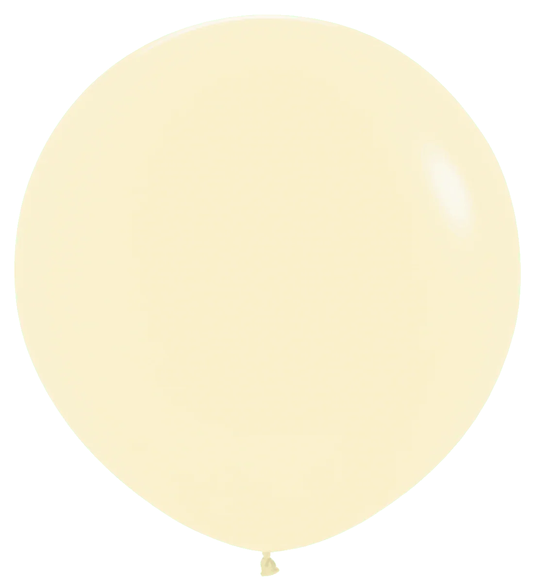 Balloons2Go Balloons 24 inch (3 Ct) / Pastel Matte Yellow Sempertex Pastel Matte Round Latex Balloons | All Sizes Sempertex Pastel Matte Round Latex Balloons