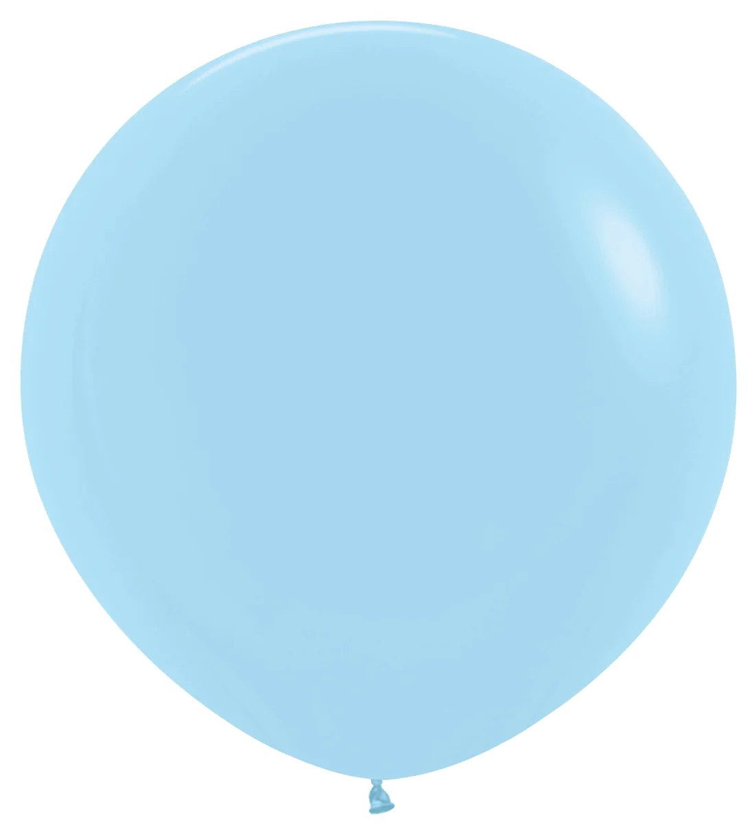 Balloons2Go Balloons 24 inch (3 Ct) / Pastel Matte Blue Sempertex Pastel Matte Round Latex Balloons | All Sizes Sempertex Pastel Matte Round Latex Balloons
