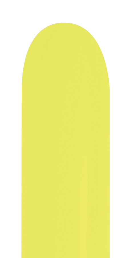 Balloons2Go Balloons 260 (50 Ct) / Yellow Sempertex Neon 260 Twisting-Entertainer Latex Balloons Sempertex Neon Twisting Latex Balloons | Entertainer Balloons