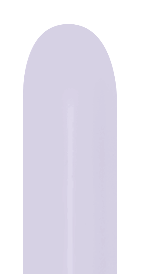 Balloons2Go Balloons 260 (50 Ct) Nozzle Up / Pastel Matte Lilac Sempertex Pastel Matte Twisting-Entertainer Latex Balloons | 50 Count 260 Pastel Matte Twisting Balloons – 50ct | Sempertex