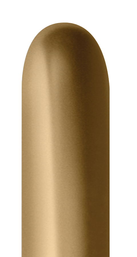 Balloons2Go Balloons 260 (50 Ct) / Gold Sempertex Reflex Twisting- Entertainer Latex Balloons | 50 Count 260 Reflex Twisting Latex Balloons – 50ct | Sempertex