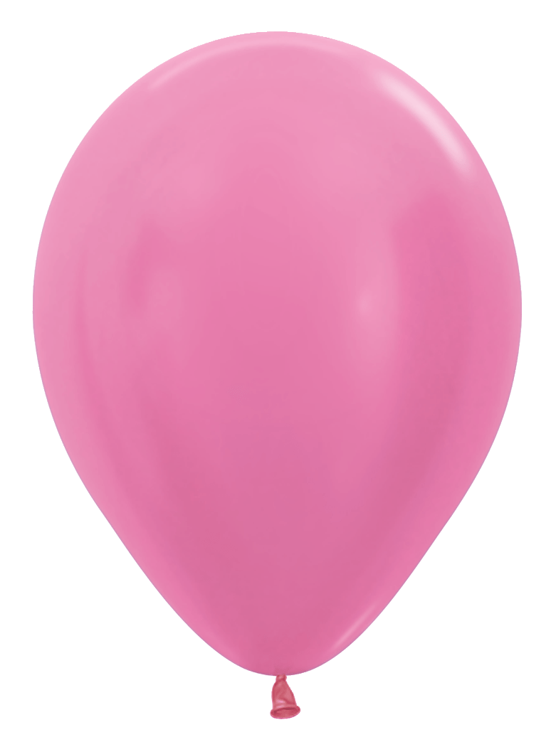 Balloons2Go Balloons 5 inch (100 Ct) / Pearl Fuchsia Sempertex Pearl Latex Balloon | All Sizes Sempertex Pearl Latex Balloons | Shiny Finish All Sizes