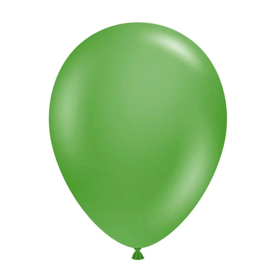 Balloons2Go Balloons 5 inch (50 Ct) / Green Tuftex Standard Opaque Latex Balloons | All Sizes Tuftex Standard Opaque Latex Balloons | All Sizes