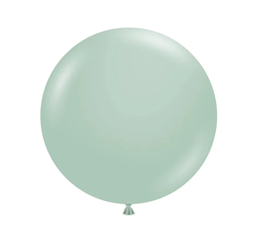 Balloons2Go Balloons 24 inch (25 Ct) / Empower-mint TUFTEX Pastel Opaque Latex Balloons | All Sizes TUFTEX Pastel Opaque Latex Balloons | All Sizes
