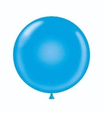Balloons2Go Balloons 24 inch (25Ct) / Blue Tuftex Standard Opaque Latex Balloons | All Sizes Tuftex Standard Opaque Latex Balloons | All Sizes