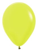Balloons2Go Balloons 5 inch (100 Ct) / Neon Yellow Sempertex Neon Latex Balloons | UV Reactive Party Balloons Sempertex Neon Latex Balloons | All Sizes Bright Colors