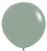 Balloons2Go Balloons 24 inch (3 Ct) / Pastel Dusk Laurel Green Sempertex Pastel Dusk Round Latex Balloons / All Sizes Sempertex Pastel Dusk Round Latex Balloons / All Sizes