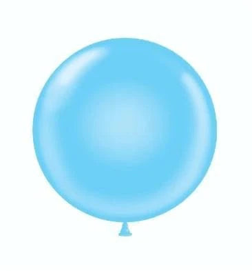Balloons2Go Balloons 24 inch (25 Ct) / Baby Blue TUFTEX Pastel Opaque Latex Balloons | All Sizes TUFTEX Pastel Opaque Latex Balloons | All Sizes
