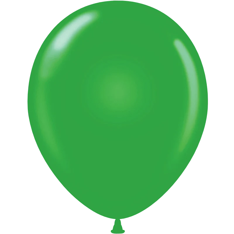 Balloons2Go Balloons 17 inch (25 Ct) / Green Tuftex Standard Opaque Latex Balloons | All Sizes Tuftex Standard Opaque Latex Balloons | All Sizes