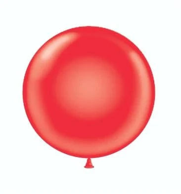 Balloons2Go Balloons 24 inch (25Ct) / Red Tuftex Standard Opaque Latex Balloons | All Sizes Tuftex Standard Opaque Latex Balloons | All Sizes