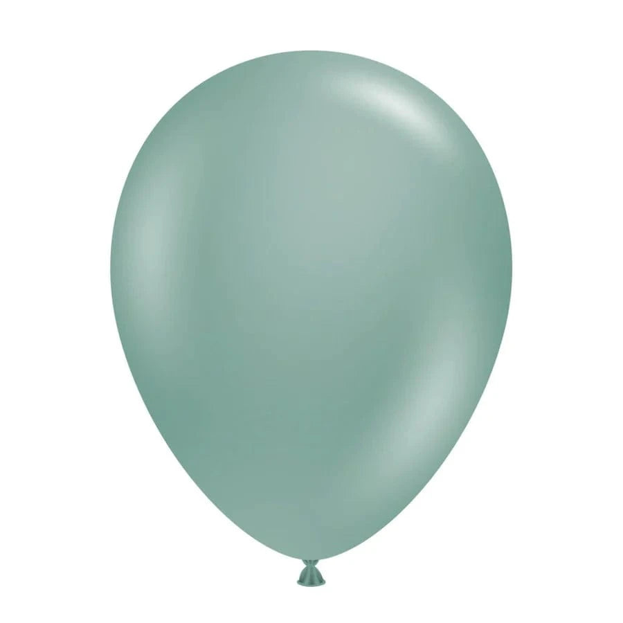 Balloons2Go Balloons 5 inch (50 Ct) / Willow TUFTEX Pastel Opaque Latex Balloons | All Sizes TUFTEX Pastel Opaque Latex Balloons | All Sizes