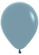 Balloons2Go Balloons 5 inch (100 Ct) / Pastl Dusk Blue Sempertex Pastel Dusk Round Latex Balloons / All Sizes Sempertex Pastel Dusk Round Latex Balloons / All Sizes