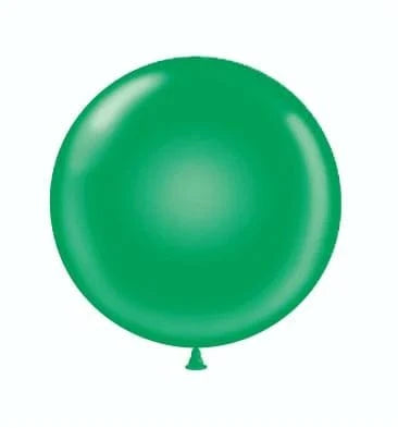 Balloons2Go Balloons 24 inch (25Ct) / Green Tuftex Standard Opaque Latex Balloons | All Sizes Tuftex Standard Opaque Latex Balloons | All Sizes