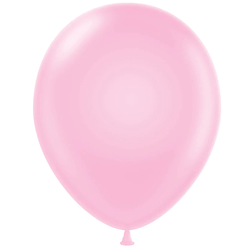 Balloons2Go Balloons 5 inch (50 Ct) / Baby Pink TUFTEX Pastel Opaque Latex Balloons | All Sizes TUFTEX Pastel Opaque Latex Balloons | All Sizes