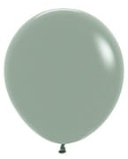 Balloons2Go Balloons 18 inch (15 Ct) / Pastel Dusk Laurel Green Sempertex Pastel Dusk Round Latex Balloons / All Sizes Sempertex Pastel Dusk Round Latex Balloons / All Sizes