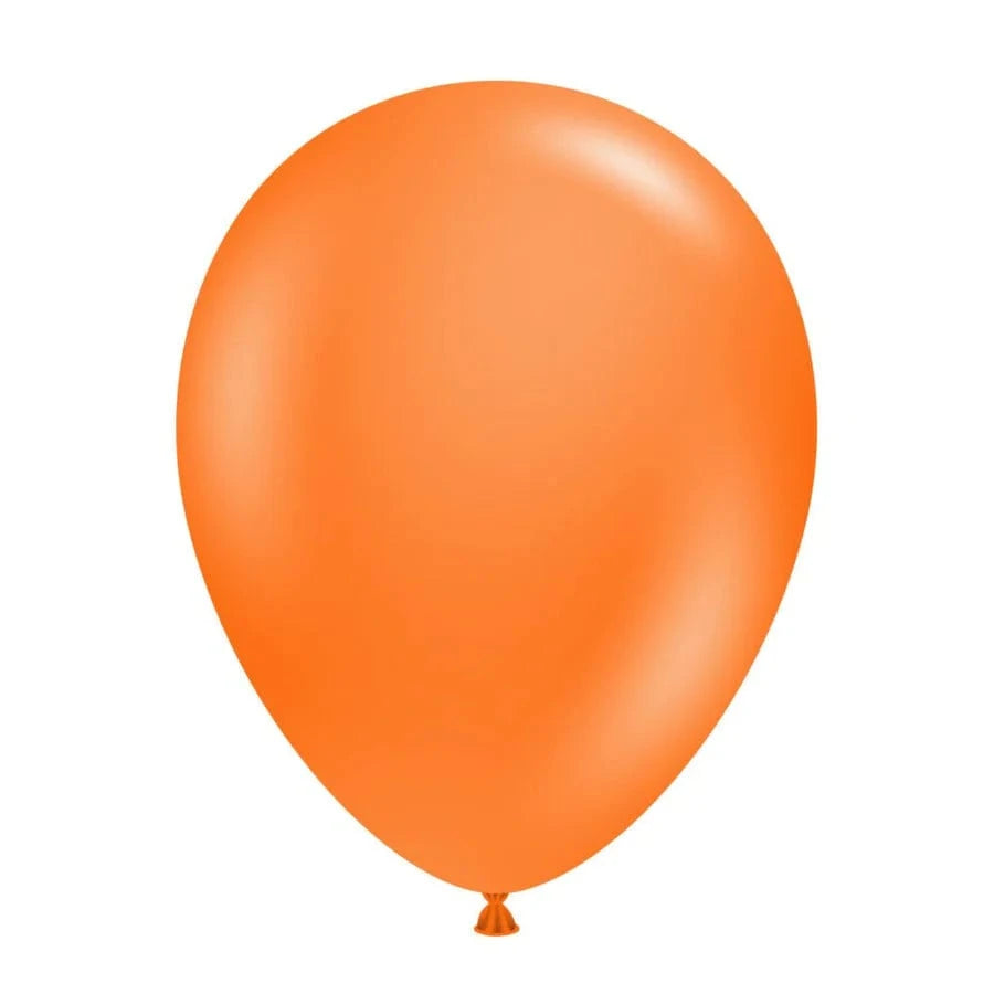 Balloons2Go Balloons 5 inch (50 Ct) / Orange Tuftex Standard Opaque Latex Balloons | All Sizes Tuftex Standard Opaque Latex Balloons | All Sizes