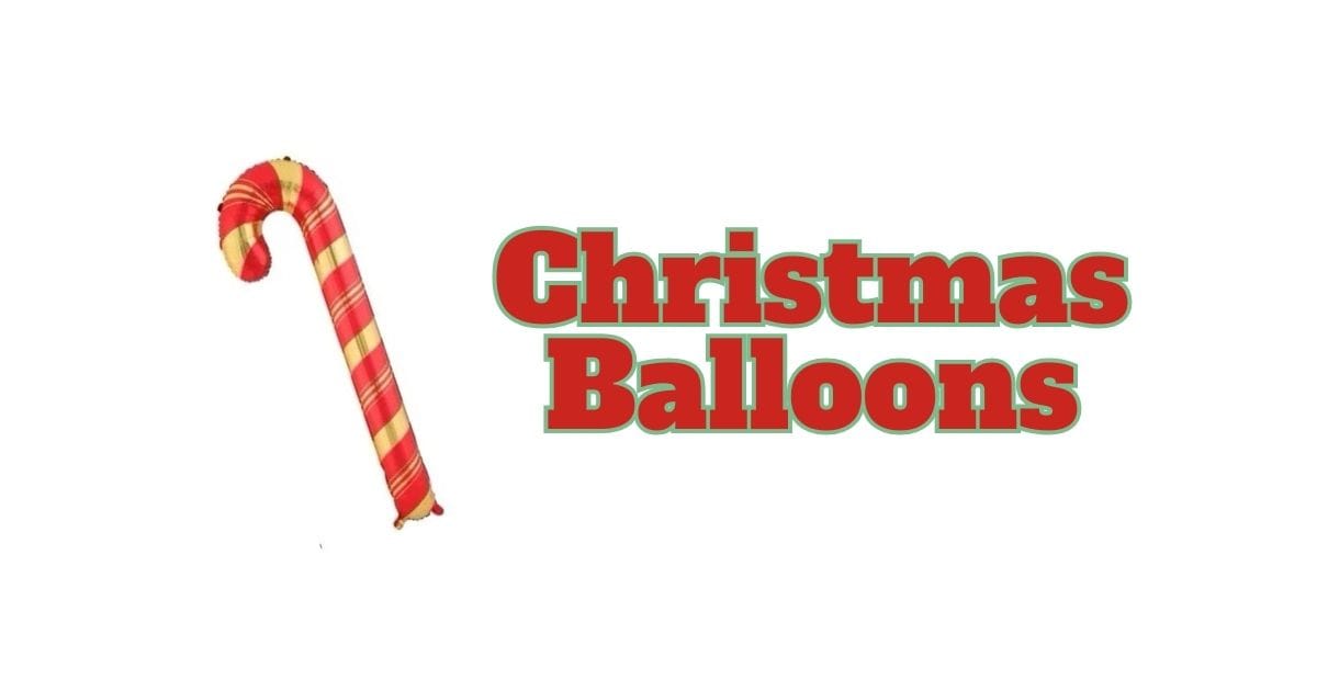 Christmas Balloons for Holiday Events