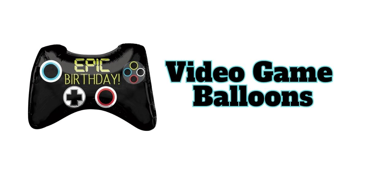 Video Game balloons cover