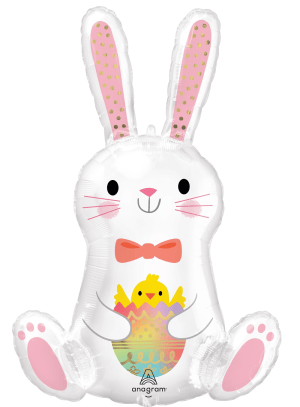 Anagram balloons Balloons 21" x 33" Bunny Love Foil Balloon - Pkg 21" x 33" Bunny Love Foil Balloon - Pkg