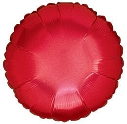 Helium and Balloons of texas Balloons 18" Red round foil balloon 18" Red round foil balloon