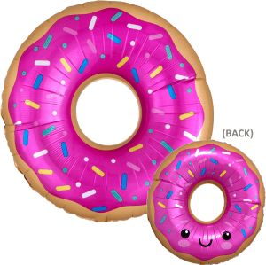 sempertex Balloons 27" Donut Sprinkles Foil Balloon - Pkg 27" Donut Sprinkles Foil Balloon - Pkg