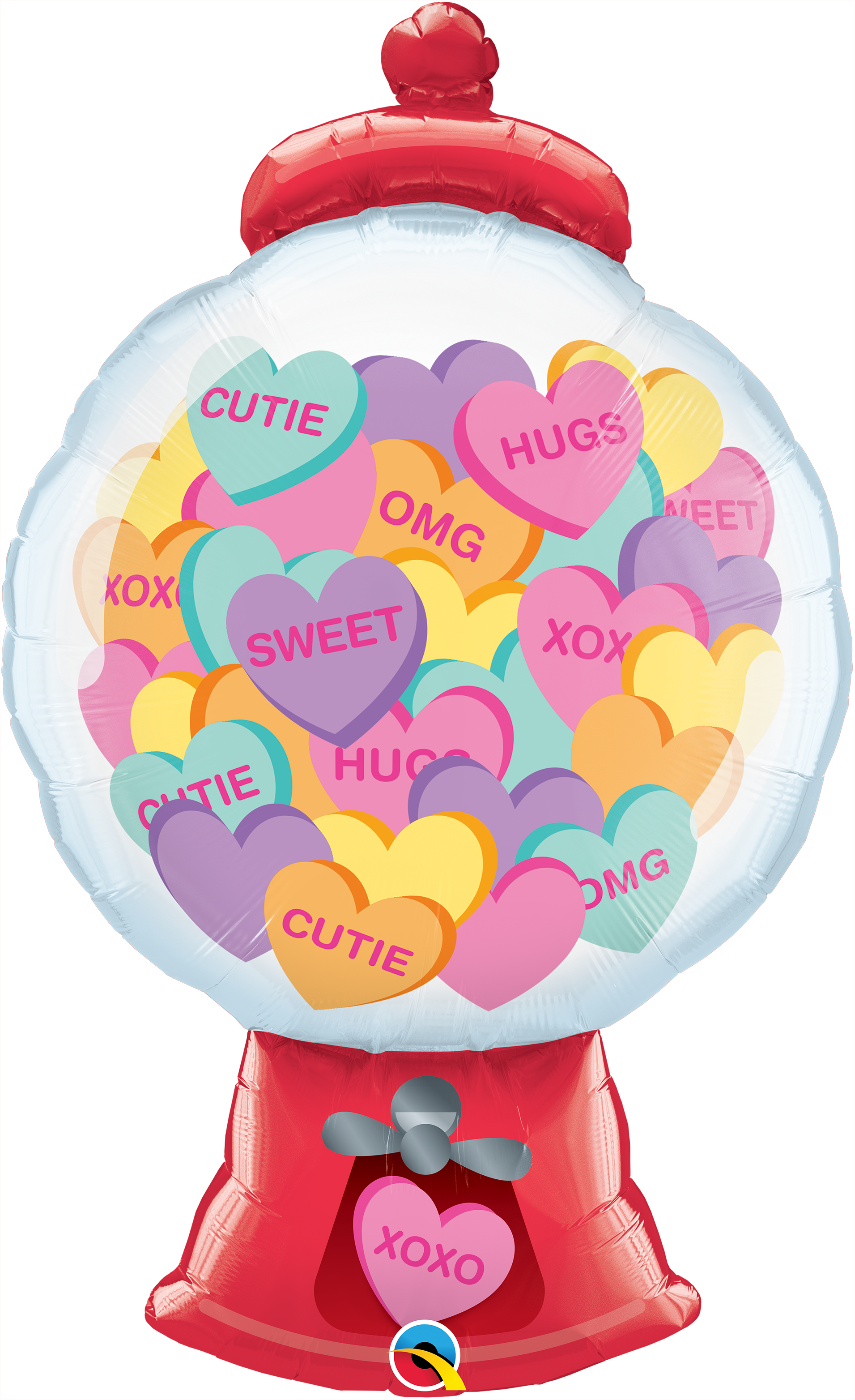 43 inch Candy Hearts Gumball Machine