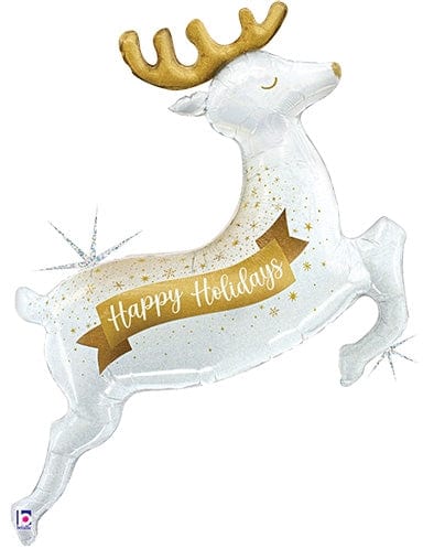 48in Glistening Holiday Reindeer Balloons