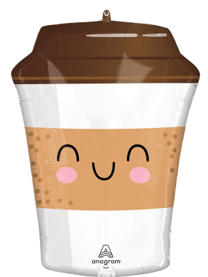Anagram balloons Balloons 15" x 21" Sippy Friends Coffee to Go Foil Balloons 1 CT FLAT 15" x 21" Sippy Friends Coffee to Go Foil Balloons 1 CT FLAT