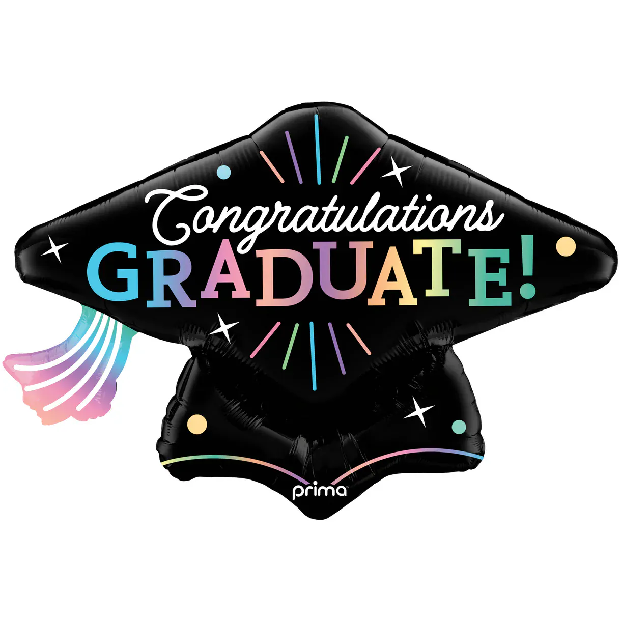  Balloons2Go Balloons 34" Congratulations Graduate foil balloon 34" Congratulations Graduate foil balloon